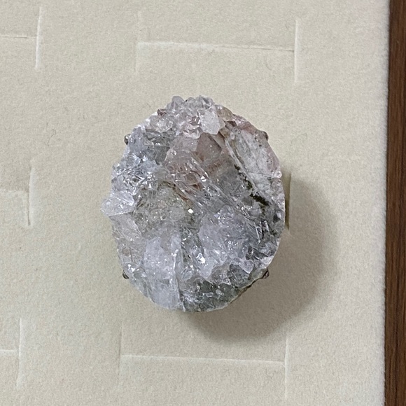 Jewelry - Elegant Silver Crystal Ring apophyllite